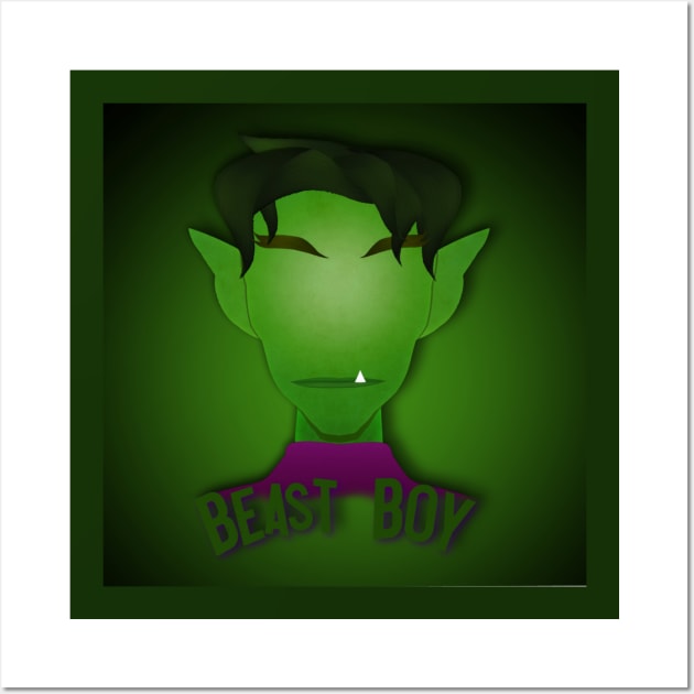 Beast boy Wall Art by Thisepisodeisabout